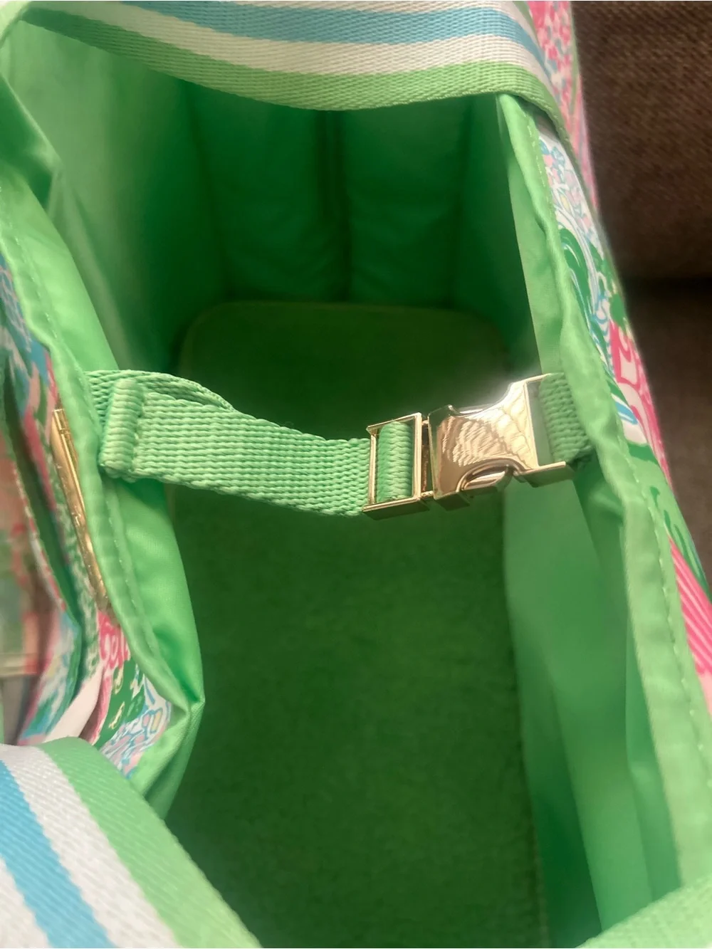 Lilly Pulitzer crazy quilt pet carrier. NWT